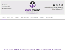 Tablet Screenshot of boosworld.com